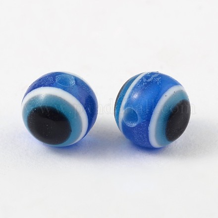 Evil Eye Resin Beads RESI-R039-9-1