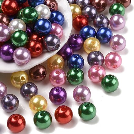 Perles acryliques de perles d'imitation PL611-1