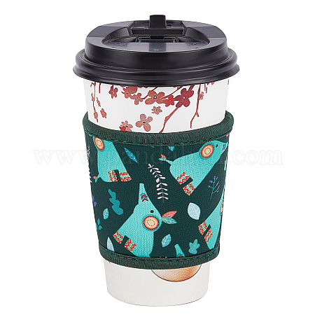 Wholesale High quality neoprene reusable iced coffee cup sleeve coffee  insulated sleeve custom neoprene coffee cup sleeve From m.