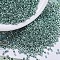 MIYUKI Delica Beads, Cylinder, Japanese Seed Beads, 11/0, (DB0416) Galvanized Sea Foam, 1.3x1.6mm, Hole: 0.8mm, about 2000pcs/bottle, 10g/bottle