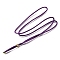 2.5MM Adjustable Braided Nylon Cords Necklace Making, with Golden Brass Finding, Purple, 27.56 inch(70cm)