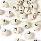 Handmade Porcelain Beads, Hand Painted Ceramic Beads, Animals, White, Sheep, 18x13mm
