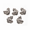 Banana 304 Stainless Steel Charm Pendants, Stainless Steel Color, 16x12.5x4mm, Hole: 1mm