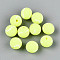 Handmade Polymer Clay Beads, Ball Games, Tennis, 8mm, Hole: 1.4~1.6mm
