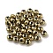 Electroplate Glass Beads, Rondelle, Light Khaki, 8x6mm, Hole: 1.6mm, 100pcs/bag
