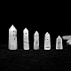 ポイントタワー天然トルマリンクォーツホームディスプレイ装飾  癒しの石の杖  レイキチャクラ瞑想療法の装飾用  六角プリズム  80~100mm PW-WG71006-04-1