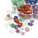 70g 7 styles de perles de pierres précieuses mélangées naturelles G-FS0002-45-3