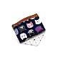 Bolsos de mano de tela con estampado de gatos PAAG-PW0016-23A-01-1