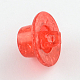Transparent Crackle Hat Acrylic Beads CACR-R012-05-3