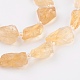 Chapelets de perles de citrine naturelle G-F568-048-3