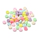 Flocky Acrylic Beads OACR-C018-04-1