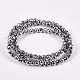Electroplate Non-magnetic Synthetic Hematite Beads Strands G-J169B-4mm-02-2
