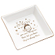 CREATCABIN Porcelain Square Jewelry Holder AJEW-CN0001-06D-1