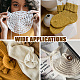 Wooden Square Frame Crochet Ruler DIY-WH0536-010-6