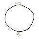 Ожерелья с подвесками в виде птиц из сплава NJEW-JN04558-02-4