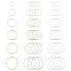 304 acero inoxidable charms anillos de vidrio vino STAS-CD0001-02-2