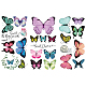 Globleland 3 Uds. Transferencias de decoración con tema de mariposa DIY-WH0404-004-1