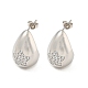 Серьги-гвоздики из латуни с цирконием EJEW-Q799-02C-P-1