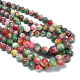 Jade Beads Strands G-D264-8mm-XH04-1