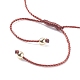 4 pièces 4 puces de style bracelets de perles mélangées naturelles serties de perles en laiton BJEW-JB07987-02-6