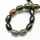 Barrel Shaped Gemstone Natural Indian Agate Stone Beads Strands G-S114-04-2