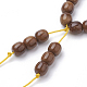 5-Loop Wrap Style Buddhist Jewelry BJEW-S131-09-2