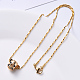 Vacuum Plating 304 Stainless Steel Coreana Chain Necklace NJEW-S420-006A-G-5