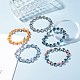 Bling Heart Glass Beads Stretch Bracelet for Women Girl BJEW-JB07249-3