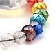 Chakra boule ronde cristal suncatcher pendentifs pendule radiesthésie PALLOY-JF00461-02-3