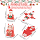 BENECREAT 24Pcs 4 Styles Christmas Folding Gift Boxes CON-BC0007-09-2