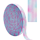 GORGECRAFT 20 Yards Rainbow Fold Over Elastic Ribbon 5/8''Spandex Fabric Band Pastel Stretch Foldover FOE Headband Trim Stretchy Waistband Ribbon Cord for Sewing Hair Ties DIY Sewing Crafts EC-GF0001-23-1