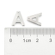 304 inox charms alfabeto d'acciaio STAS-O073-01-3