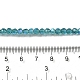 Placcare trasparente perle di vetro fili EGLA-A035-T4mm-L12-4