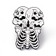 Weißer Halloween-Emaille-Pin JEWB-A005-12-01-1