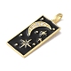 Подвески из латуни и кубического циркония KK-L216-008G-03-2