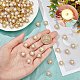 Nbeads 200 pieza de botones de perlas de cristal DIY-NB0008-48-3