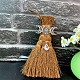 Wood Wicca Broom Car Hanging Decoration PW-WG30216-13-1