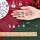 Наборы для изготовления рождественских висячих сережек «сделай сам» DIY-SC0019-35-3
