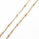 304 Stainless Steel Cable Chain Necklaces X-NJEW-P147-06G-2