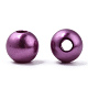 Spray Painted ABS Plastic Imitation Pearl Beads OACR-T015-05A-11-1