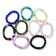 Dyed Natural Jade Beads Stretch Bracelets BJEW-G633-C-2