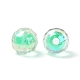 Perles acryliques irisées arc-en-ciel à placage uv bicolore TACR-D010-06A-3