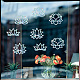 Gorgecraft 16 Blatt Lotus Anti-Kollisions-Regenbogen-Fensterglas-Aufkleber DIY-WH0314-061-6