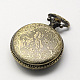 Старинные сплава цинка кварцевые часы головки для карманные часы кулон ожерелье материалы WACH-R005-24-2