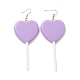 Herzförmige Lollipop-Ohrringe für Frauen EJEW-Z015-04D-1