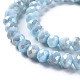 Cuisson opaque de perles de verre peintes EGLA-N006-006F-3
