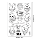 GLOBLELAND Happy Birthday Clear Stamps Bees Honey Honeycomb Silicone Clear Stamp Seals for Cards Making DIY Scrapbooking Photo Journal Album Decoration DIY-WH0167-56-851-6