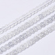 Accesorios del ornamento hebras de perlas paillette plástico PVC-T006-02I-3