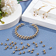 PandaHall 150pcs 6mm Gold Plated Brass Beads Long-Lasting Plated Round Round Ball Smooth Beads for Necklace KK-PH0036-68G-8