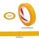 Gorgecraft1ロール和紙装飾マスキングテープ  オレンジ  20mm  54.68ヤード（50m）/ロール TOOL-GF0002-83C-2